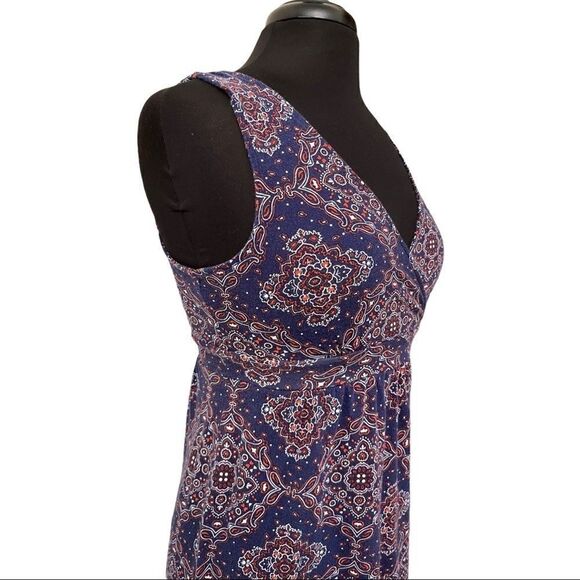 old Navy Printed Double V-Neck Sundress Sz S - Picture 4 of 12